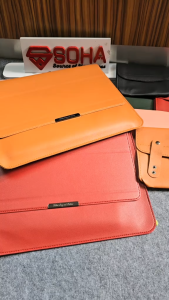 LC-01 15 Inch Case Stand Sleeve PREMIUM PU LEATHER Kulit MACBOOK Air Sarung LAPTOP Skin Pro