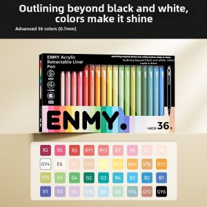 ENMI | Waterproof Fast-Drying Anti-Smear Fine Art Marking Pen 48 Colors