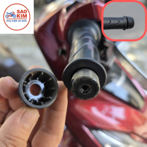 GÙ TAY LÁI INOX304 AB/VISION (TẶNG LG5) CNC-Chuẩn INOX304 lắp xe AB 2017 đến 2026 Vision từ 2022 về sau Vario160