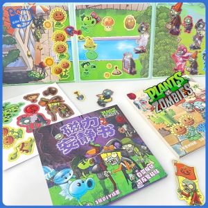 Plants vs. Zombies  Magnetic Sticker Quiet Book  Mainan edukasi anak DIY
