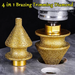 4-in-1 Diamond Chamfering Machine for Tile & Marble Edge Trimming Hole Drilling Ceramic Grinder