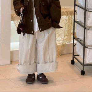 Boys Autumn Outfit 2025 New Korean Style Versatile Denim Jacket Loose Solid Color Cuffed Pants Two-Piece Set for Kids