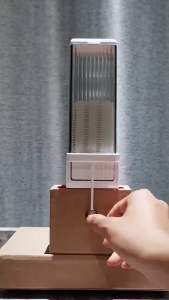 Hộp đựng bông tẩy trang treo tường Tự động Chống thấm nước Tiết kiệm không gian Lắp đặt dễ dàng Trang điểm