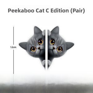 Car Decoration Stickers Cat Cartoon Privacy Cat Cute Car Body Scratch Cover Personalized Creative Waterproof Motorcycle Stickers