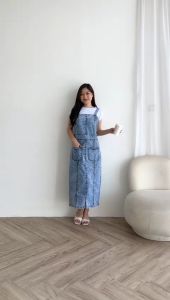 OVERALL JEANS WANITA LUCYA MIDI OVERALL -SYS CLOTHIER