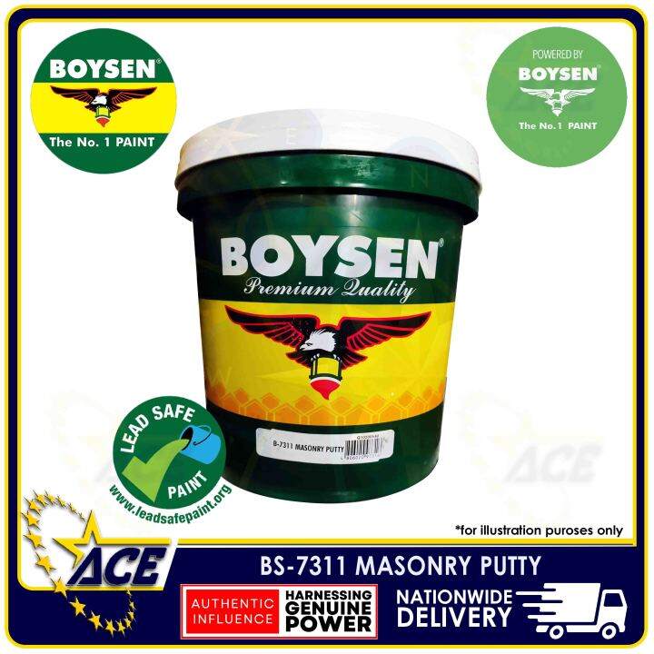 BOYSEN MASONRY PUTTY B-7311 16L | Lazada PH