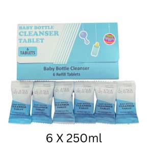6 X 250ml Baby Bottle Cleanser | Baby Bottle Washer | Baby Liquid Cleanser | Replace Pigeon Liquid Cleanser on