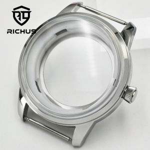 RICHUS NH35 Case 40mm Watch Case Domed Glass Fit NH34 NH35 NH36 Movement Watch Accessories
