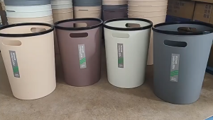 winkhome ถังขยะ ถังขยะมินิมอล วัสดุพลาสติก PP ทนทาน trash can ขนาด 26 ซม. และ 30 ซม. ถังขยะพลาสติก ที่ใส่ขยะ ถังขยะเล็ก