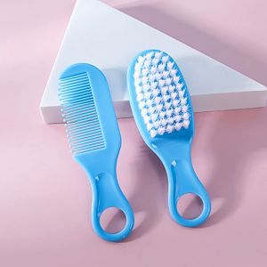 Baby Comb Scalp Removal Brush Massage Newborn Children Bathing and Hair Washing Soft Bristle Brush Comb Care Set