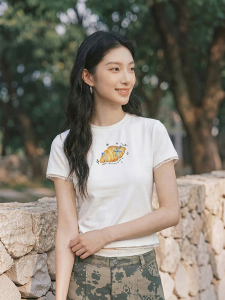 Semir | Short See-through Bow Design T-shirt