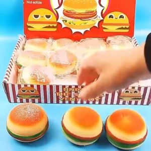 Fruity Burger Squishy Stress Relief Toy for All Ages