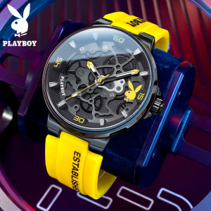 PLAYBOY Men's Hollow-Carved Design Waterproof Watch
