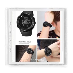 2023 NEW Men Waterproof Fashion Business Casual Black Sport Direction Guard Watch W15