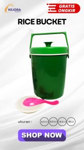 HARGA DISKON!! DOREMI BEST Rice & Ice Bucket Jumbo 18 Liter