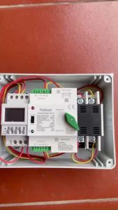 Tủ chuyển nguồn tự động 2 công tơ luân phiên ATS 2P 100A 15 ngày/ tháng
