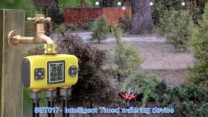 1/3 Outlet Automatic Water Timer Irrigation Controller Smart Watering System Programmable Water Valve for Outdoor Garden Lawn