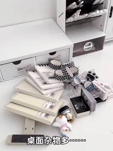 Stackable Mirror Cabinet Organizer Acrylic Makeup Storage Box Lipstick Cosmetics Organizer For Bathroom 镜柜收纳盒