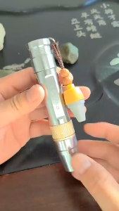 Đèn soi đá quy 3 màu đèn soi cua soi tiền giả BK Trắng Vàng Tím kèm sạc pin  tặng đá ruby thô