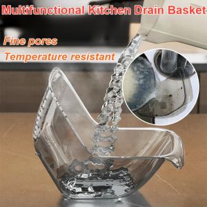Multifunctional Drain Basket For Drain Storage Durable Temperature Resistant Tableware Drain Rack