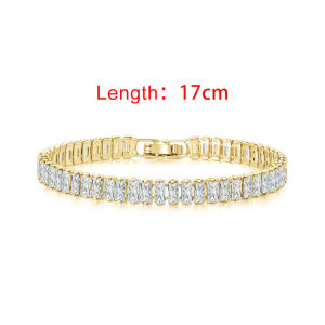Iced Out Zircon Tennis Bracelet For Women Luxury Crystal Bracelets Mens Hand Chain Hippie Trendy Accessories Jewelry Gifts H167