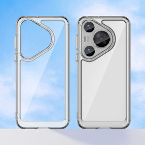Ốp Lưng Trong Suốt Chống Sốc EUCAGR Cho Huawei Pura 70 Pro/Pro Plus - Vỏ Điện Thoại Có Khung Màu Chống Trầy Xước Với Tính Năng Chống Va Đập