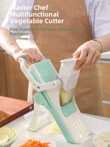 MONLEYTA | German Multifunctional Kitchen Vegetable Slicer 2025 New Hand Protection Fruit Potato Slicer丁 Machine For Home Use