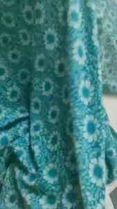 2m vải lụa lạnh in hoa văn nhỏ giả gấm - lụa Mango chính phẩm