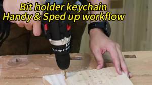 Giá Đỡ Mũi Khoan Nhanh Tháo Lắp 1/4 Hex Shank Thanh Nối Dài Móc Khóa Hợp Kim Nhôm Dùng Cho Máy Vặn Vít Lực