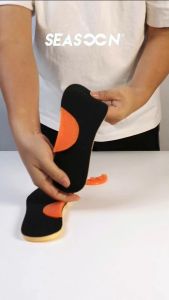 Adjustable Arch Support Insoles Shock Absorption Flat Feet Pain Relief Gel+PU Shoes Pad Cushion