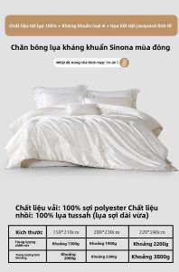 Mercury | Chăn Lụa Kháng Khuẩn 2-in-1 Cho Đám Cưới