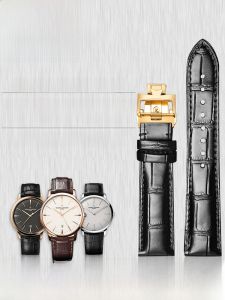 Woalmorn | Mens Genuine Leather Watch Band 20mm Vintage Pattern Alligator Skin Design Original Model Suitable For Jiang Shi Dan Dang