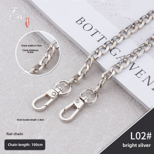 Dillon Brand Metal Chain Strap for Handbags Shoulder Crossbody Small Backpack Versatile Wide Iron Chain Accessory