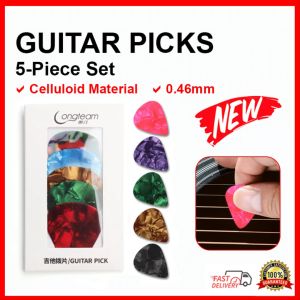 5pcs Guitar Pick Colorful (GA-P1) for Akustik Elektrik Gitar Akustik dan Elektrik Accessories Original