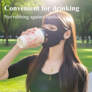 Breathable Cooling Full Face Mask - Lightweight Sports Balaclava for Outdoor Running & Cycling Summer Neck Gaiter