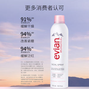 Evian Mineral Water Spray Toner Soothing Hydrating Beauty Skin Care French Origin for All Skin Types Year round Use