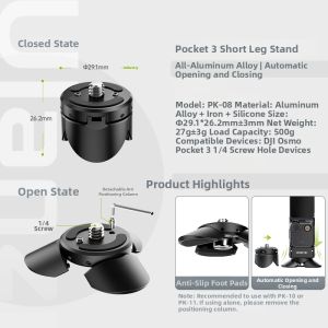 Ulanzi | Type-C Charging Multi-port Stand for DJI Pocket 3/4/4P