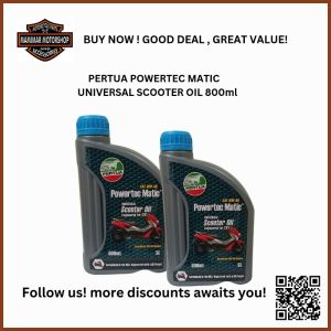 PERTUA POWERTEC Matic Scooter Oil 800ml: High-Performance Lubricant