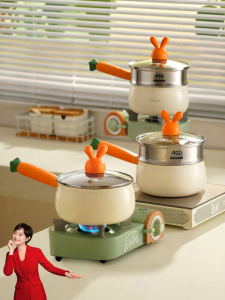 ASD | Nồi Bếp Cho Bé Không Dính Gốm Titan Không Chứa Flouride