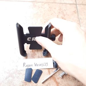 Holder HP Motor Model Handphone Bahan Aluminium Alloy