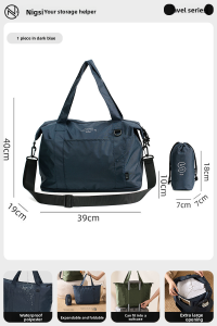 NIGESI | Foldable Rolling Suitcase Compatible Travel Bag