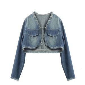 Đầm Áo Khoác Jeans Phong Cách Bohemian Size Lớn