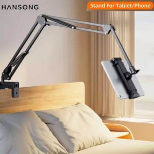Tablet Stand 360° Rotating Bed Desktop Phone Mount with Aluminum Arm for iPad Pro Air Mini 4~11 Xiaomi Lenovo Samsung Tab Holde