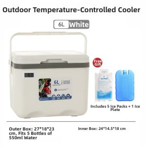 HECAN | Insulated Portable Cooler For Camping Fishing Vending Business Use