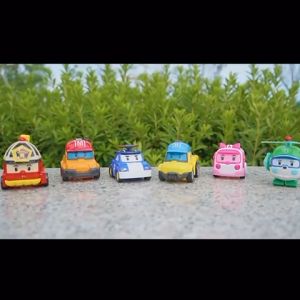 Vehicle Toys Poli Transformable Car To Robot Toys Gift Toy Transform Roy Amber Helly Mark Bucky Mainan Budak Kereta (Msia Stock)