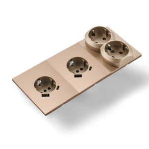 Skin Sensation USB A+C Power Sockets Wall Socket Embedded Rocker Switch Integrated Panel Skin Feel Paint Button Light Switch