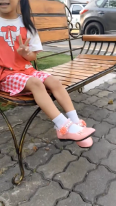 รองเท้า เจ้าหญิงเด็ก/คัชชูเด็ก/ออกงานเด็ก หนังแก้ว/สายเพชร/สวยหรู สีขาว/ดำ/ชมพู รองเท้า 26-37