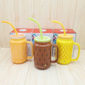 ของขวัญ แก้วมัค แก้วเซรามิค 2.6 x 5 นิ้ว 16.5 oz. รวมกล่อง 3 สี เลือก เหลือง เข้ม และ น้ำตาล