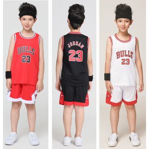 NBA Chicago Bulls No.23 Kids Basketball Jersey Set Children Sportswear