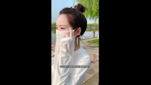 Sun Protection Breathable Mouth and Nose Mask Cover Ice Silk Lining Face Cover Full Face Neck cover Summer Outdoor Cycling